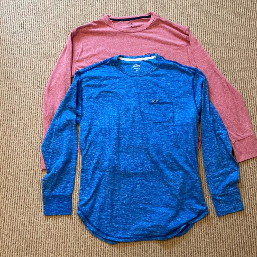 Hollister Long Sleeve T-shirts, Men’s Small